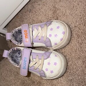 Kids Shoes - Purple and White